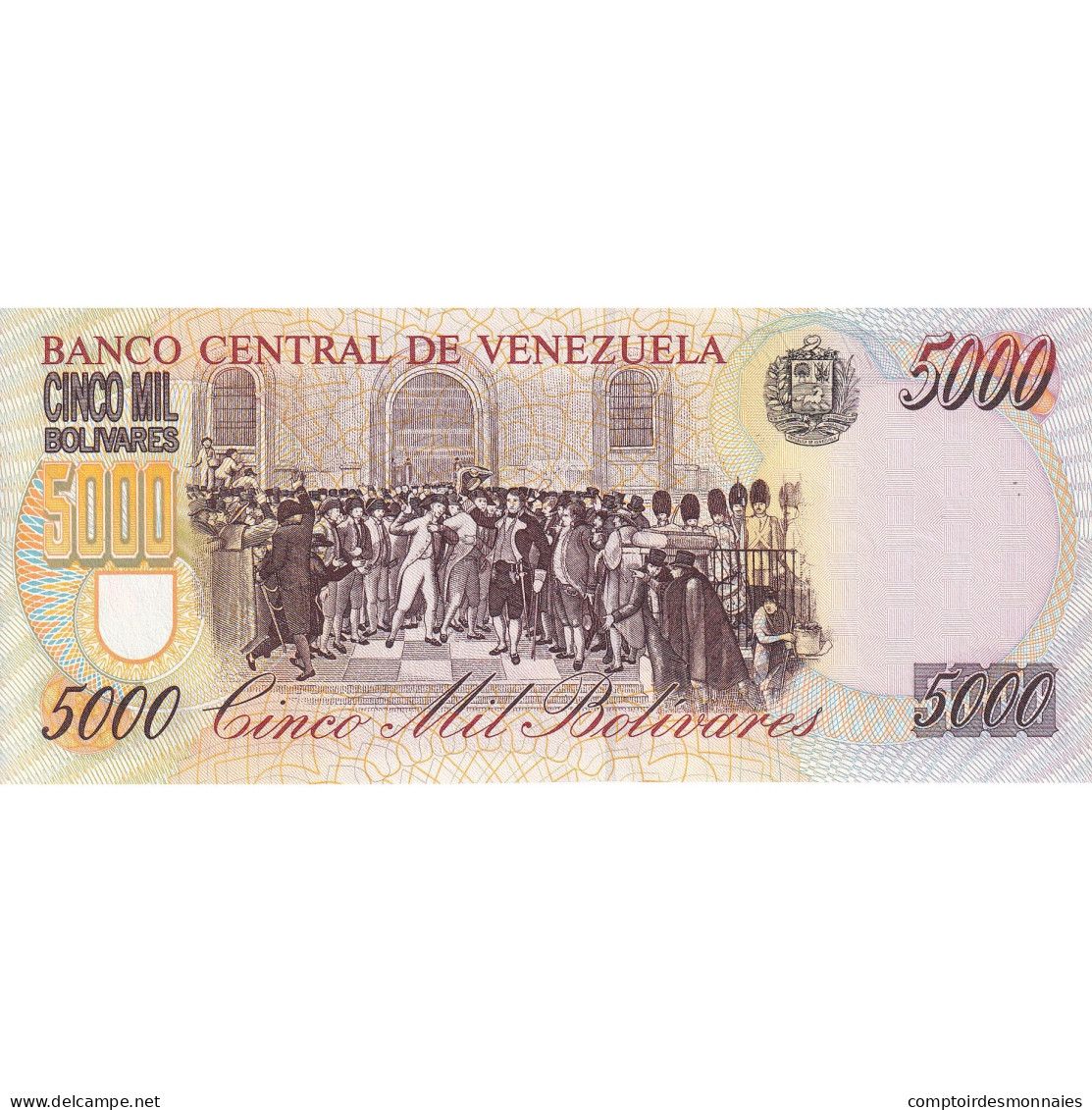 Venezuela, 5000 Bolivares, 1997, 1997-06-16, KM:78a, NEUF - Venezuela