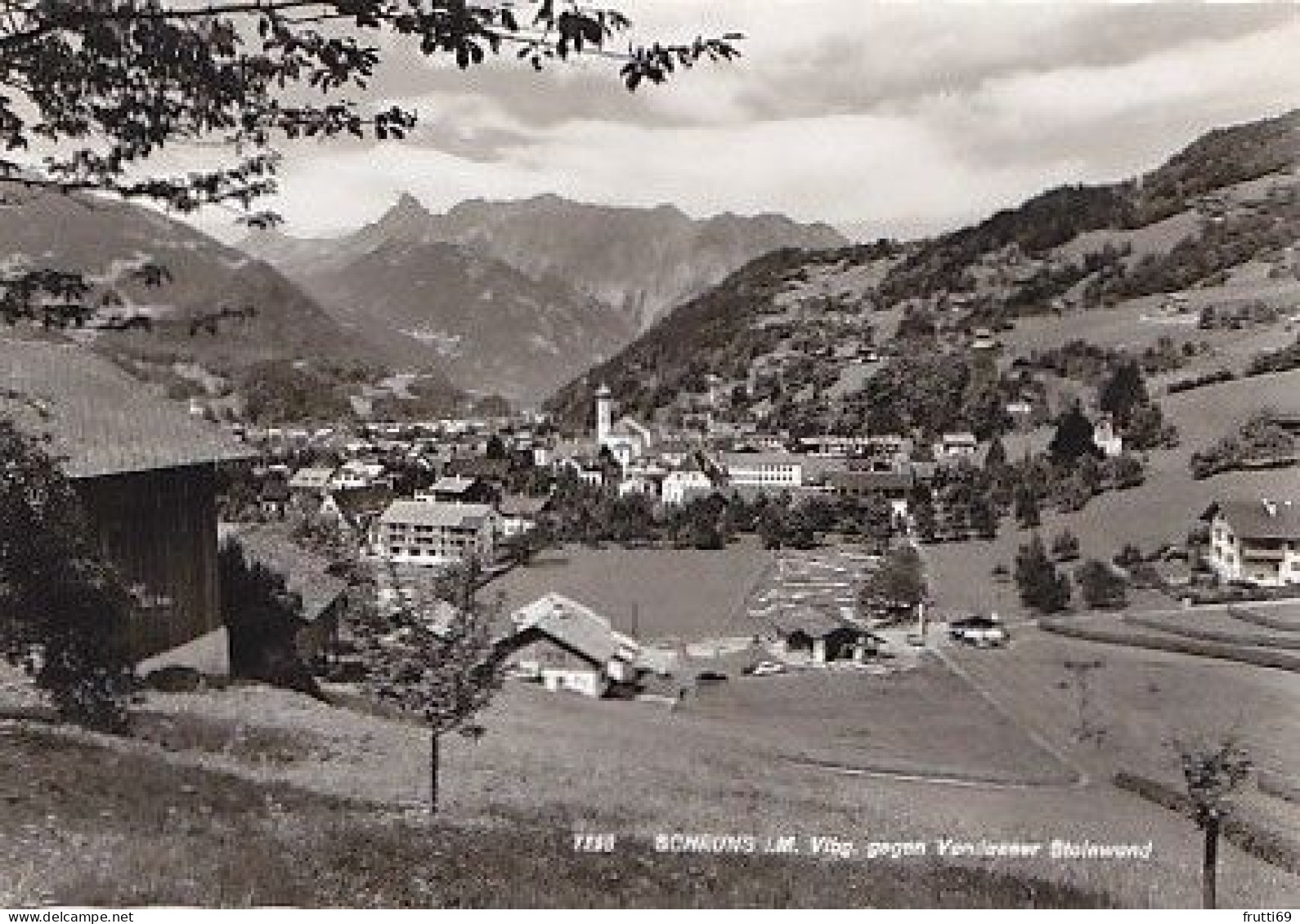 AK 180871 AUSTRIA - Schruns I. M. Gegen Vandanser Steinwand - Schruns