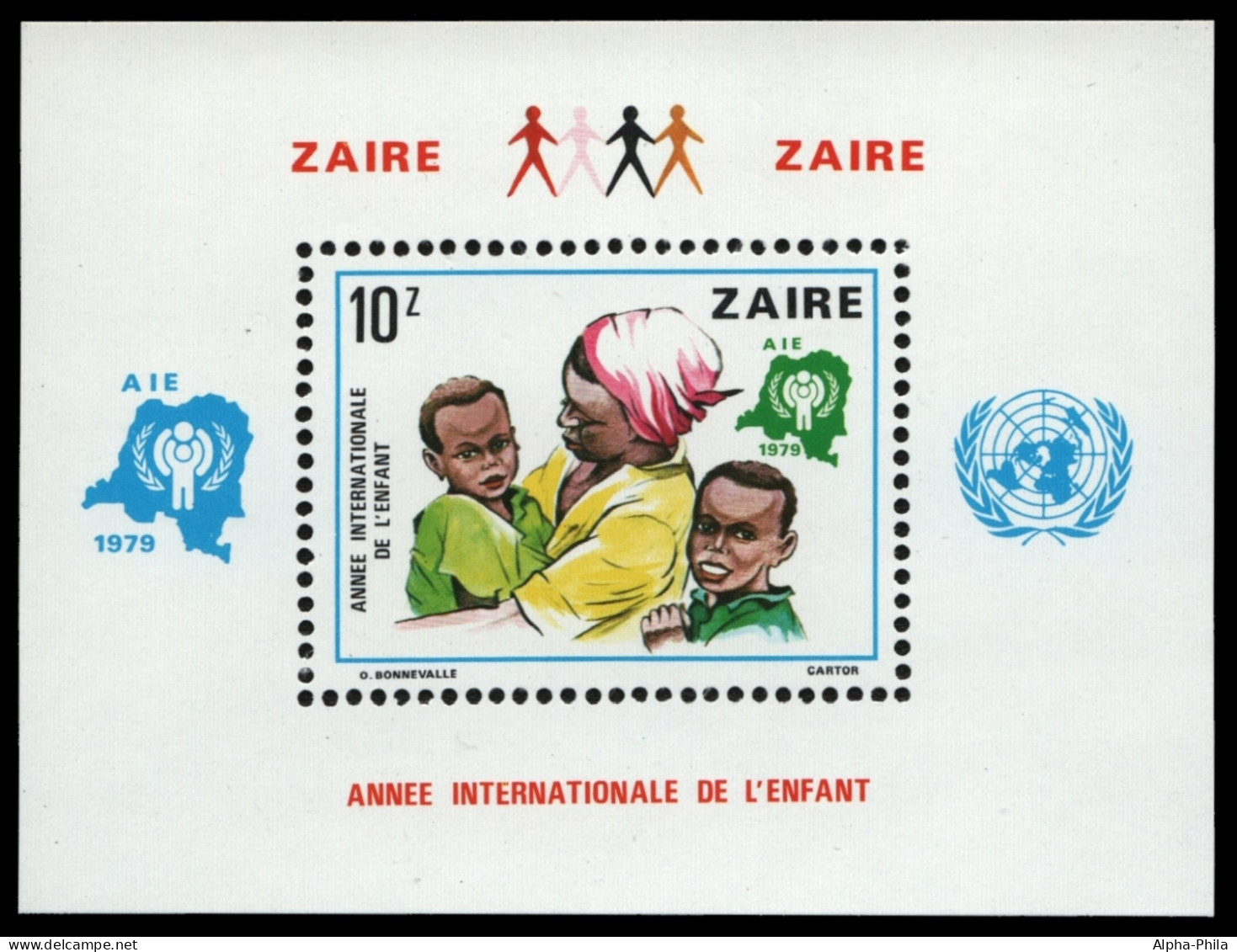 Kongo-Zaire 1979 - Mi-Nr. Block 29 ** - MNH - Jahr Des Kindes - Nuovi