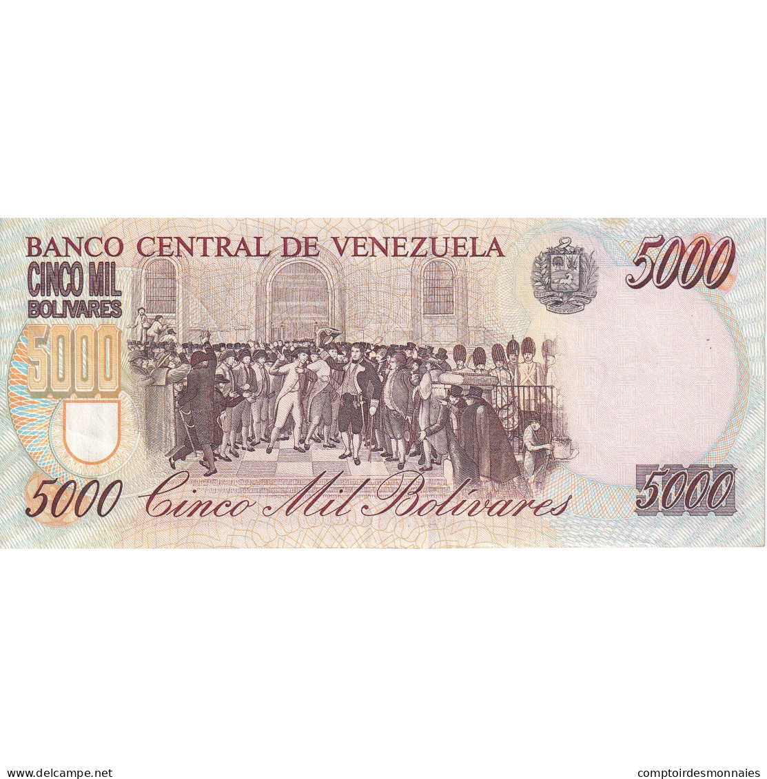 Venezuela, 5000 Bolivares, 1996-03-14, NEUF - Venezuela