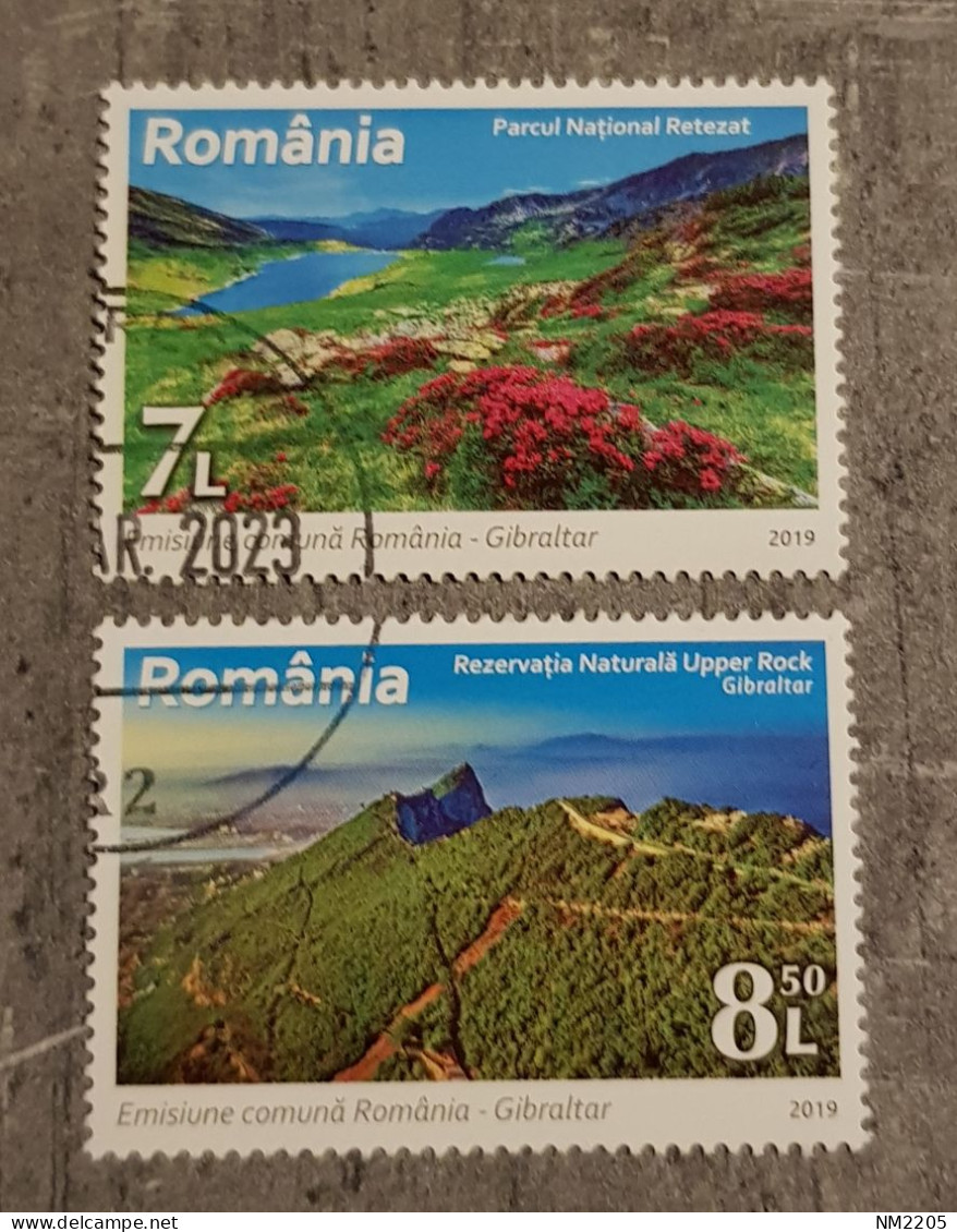 ROMANIA-GIBRALTAR COMMUNITY ISSUANCE SET USED - Oblitérés