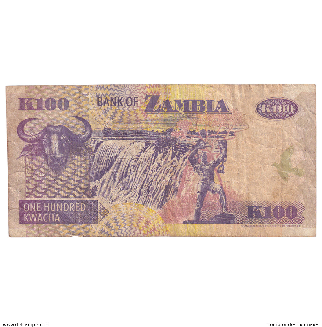 Billet, Zambie, 100 Kwacha, 2006, KM:38f, TB - Zambie