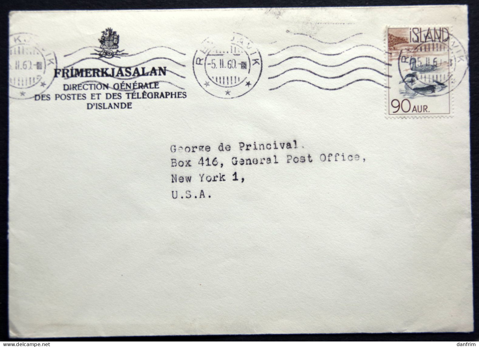 Iceland 1960 Letter    ( Lot 5626 ) - Briefe U. Dokumente