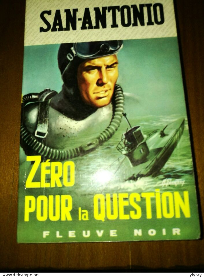 San Antonio "zéro Pour La Question" N° 643 - Roman Noir