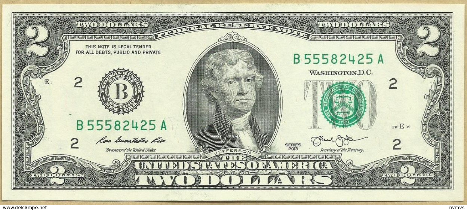 USA - 2 Dolares 2013 - Te Identificeren