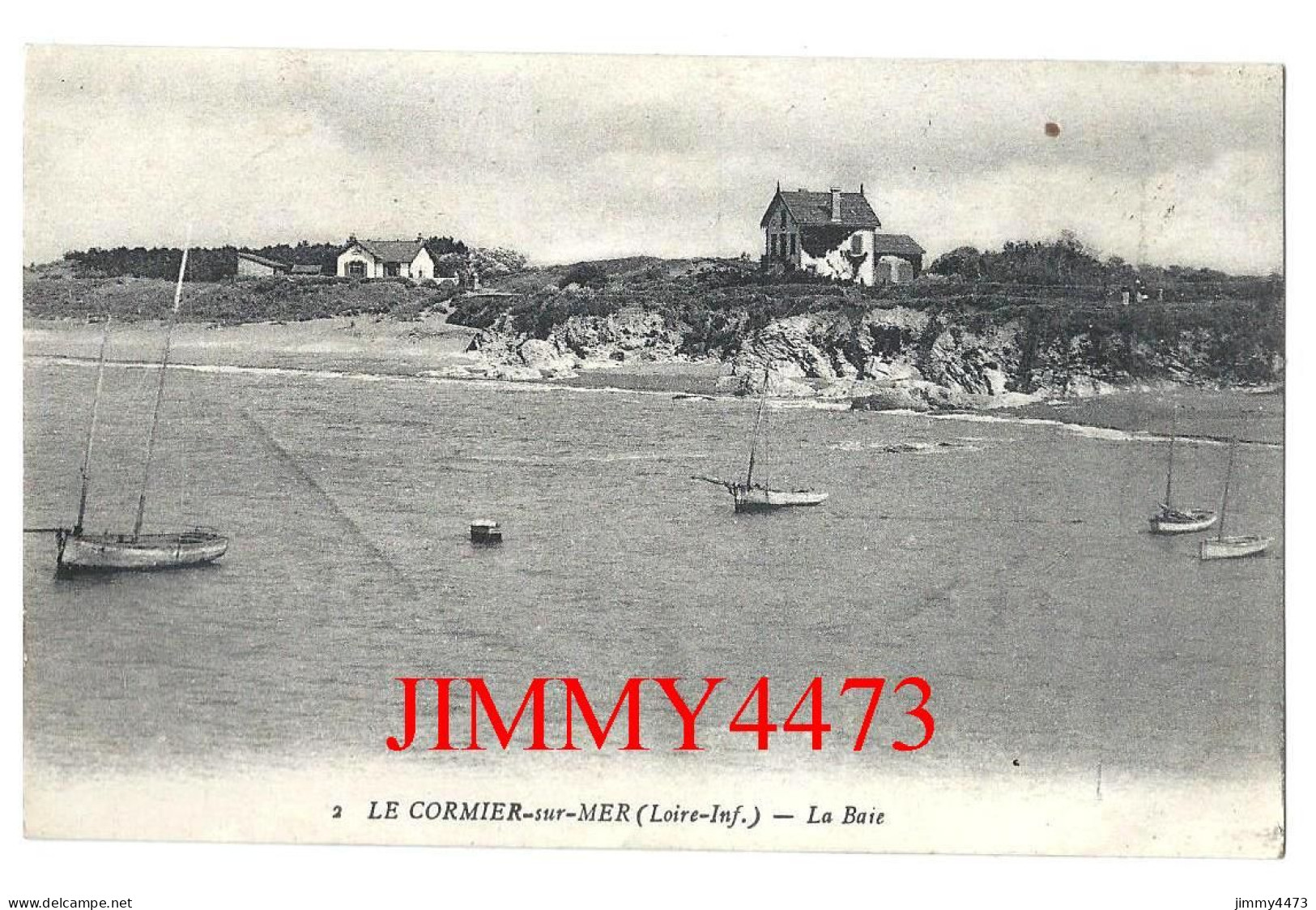 CPA - LE CORMIER-sur-MER (Loire-Inf.) - La Baie En 1919 ( Canton De La Plaine-sur-Mer ) N° 2 - Edit. Artaud Et Nozais - La-Plaine-sur-Mer
