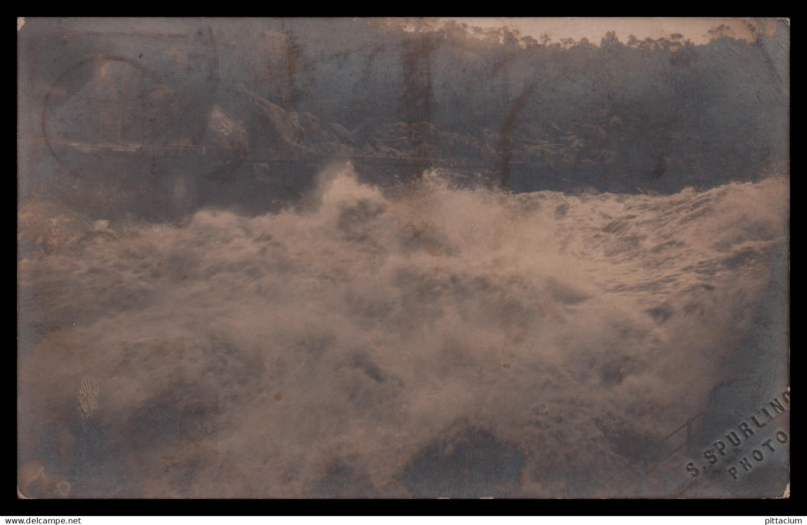 Australien 1899: Photokarte  | Wasser, Landschaften, Fluss | Lauceston - Lauceston