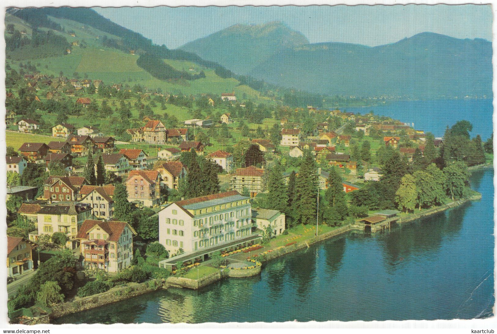 Beckenried Am Vierwaldstättersee - Hotel 'Nidwaldnerhof' Mit Pilatus - (Schweiz/Suisse/Switzerland) - 1963 - Beckenried