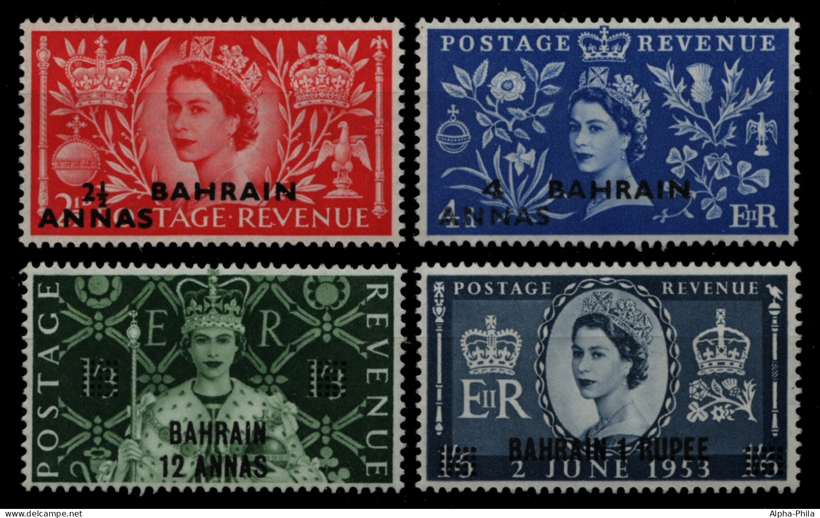 Bahrain 1953 - Mi-Nr. 89-92 ** - MNH - Krönung - Bahreïn (...-1965)