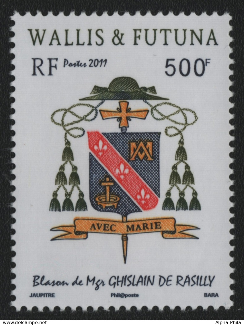Wallis & Futuna 2011 - Mi-Nr. 1022 ** - MNH - Bischöfliche Wappen - Neufs