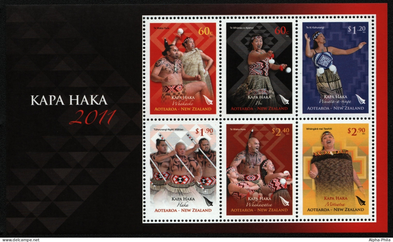 Neuseeland 2011 - Mi-Nr. Block 270 ** - MNH - Kultur Der Maori - Unused Stamps