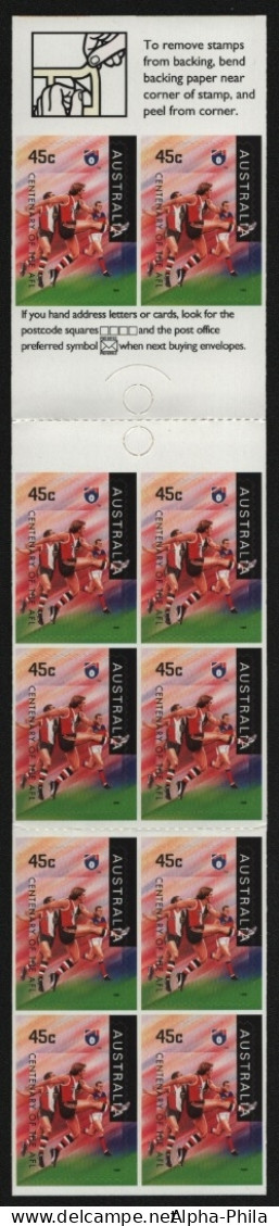 Australien 1996 - Mi-Nr. 1566 ** - MNH - MH 97 - Football - Saints, St. Kilda - Booklets