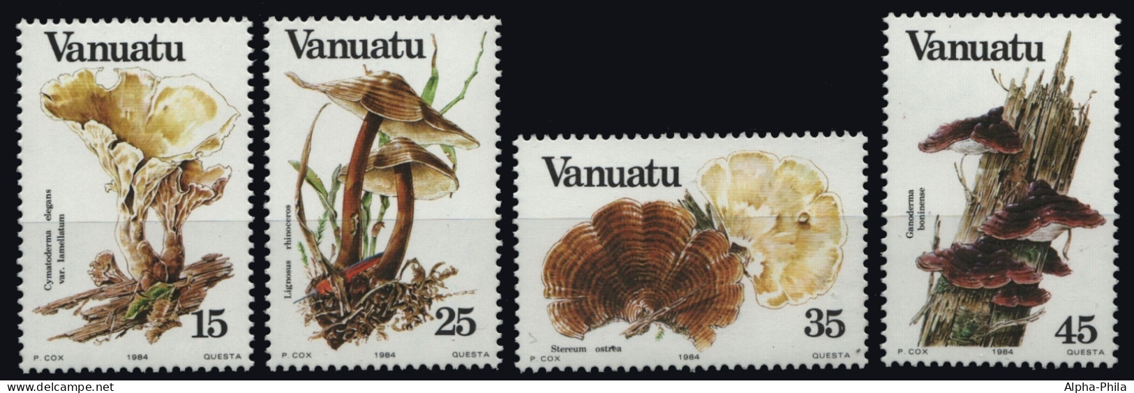 Vanuatu 1984 - Mi-Nr. 670-673 ** - MNH - Pilze / Mushrooms - Vanuatu (1980-...)