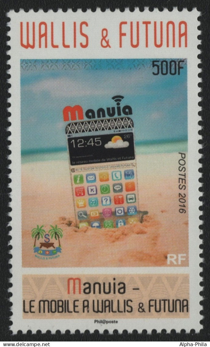 Wallis & Futuna 2016 - Mi-Nr. 1127 ** - MNH - Mobiles Internet - Unused Stamps