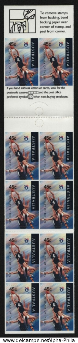 Australien 1996 - Mi-Nr. 1559 ** - MNH - MH 90 - Kangaroos, North Melbourne - Cuadernillos