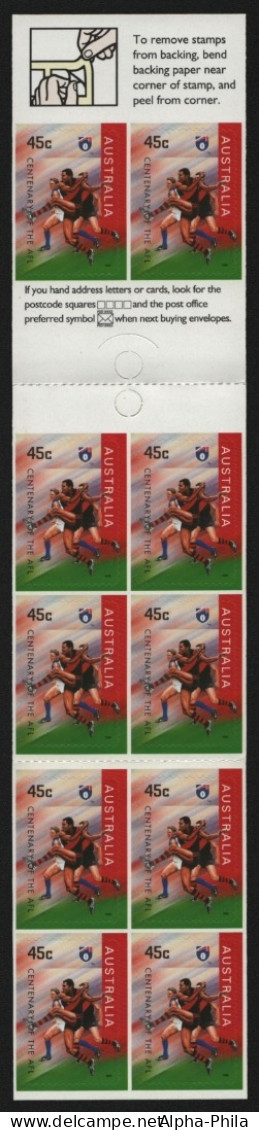 Australien 1996 - Mi-Nr. 1572 ** - MNH - MH 103 - Football - Bombers, Essendon - Carnets