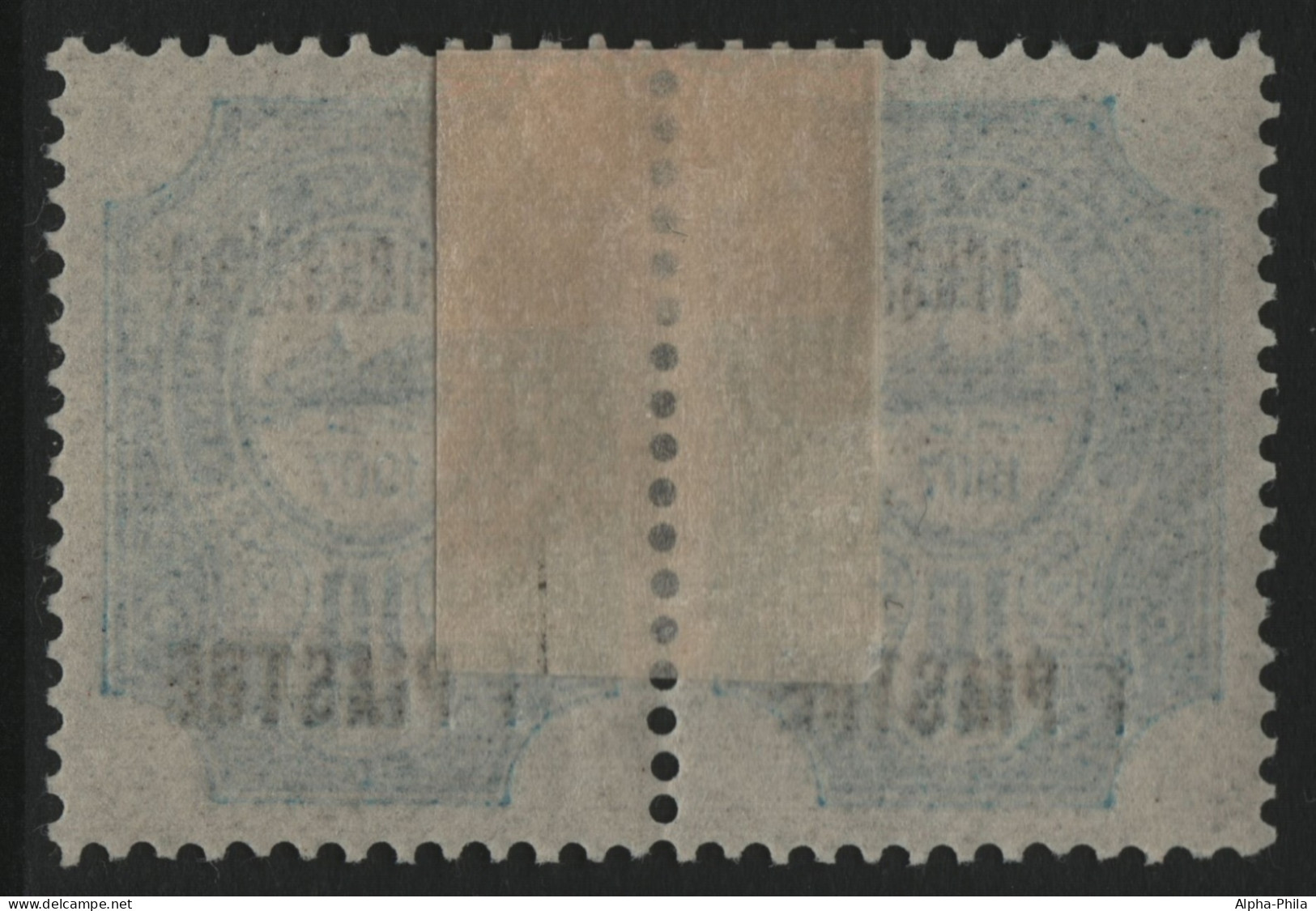 Russia / Levante 1909 - Mi-Nr. 42 V A * - MH - ERROR "erusalem" - Levant