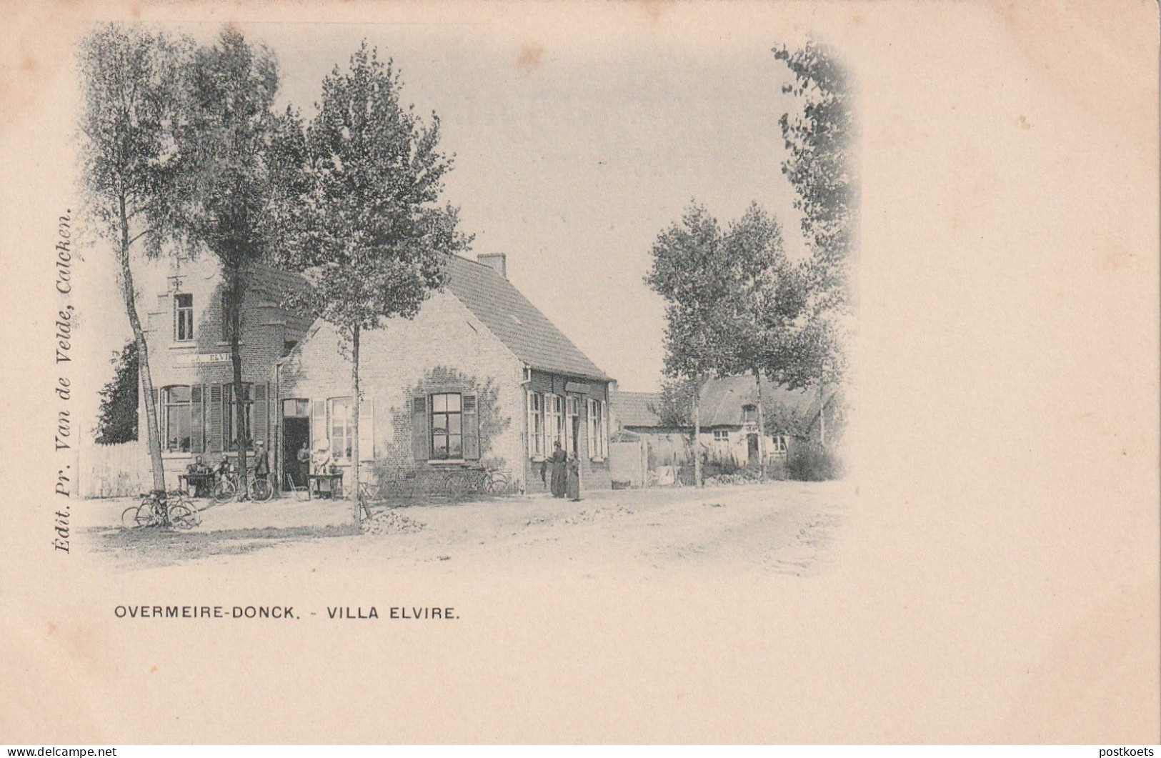 Overmeire Donl, Donck, Villa Elvire,2 Scans - Berlare