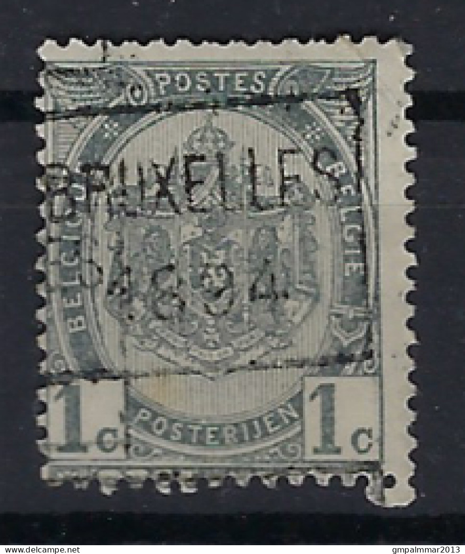 Rijkswapen Nr. 53 Voorafgestempeld Nr. 5  C   BRUXELLES  1894 ; Staat Zie Scan ! LOT 348 - Rollenmarken 1894-99