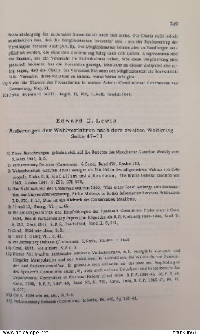 Verfassungen nach dem Zweiten Weltkrieg. Schriften zur Politischen Wissenschaft. Band 2.