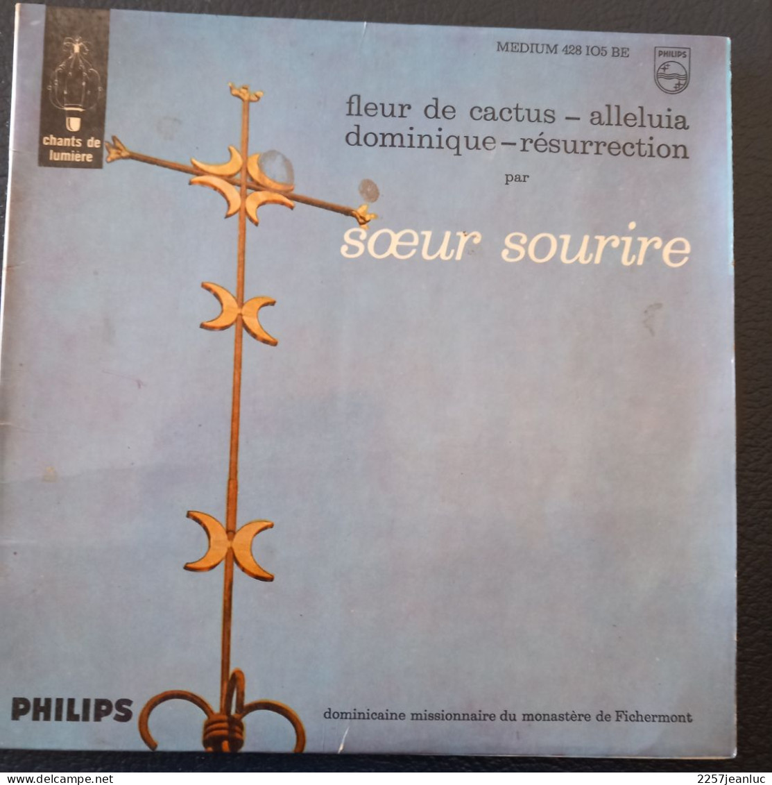 45 Tours  Philips  * Soeur Sourire Avec 4 Titres . - Weihnachtslieder