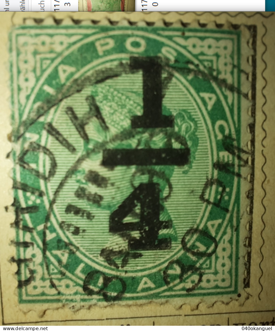 Britisch Indien  1 Marke Von 1898  Gem. Scan - Other & Unclassified