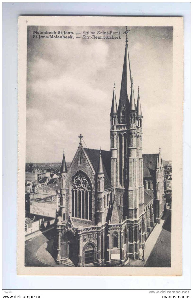 MOLENBEEK ST JEAN  - Carte Eglise St Remy - Petit Editeur De Molenbeek  -- B3/816 - St-Jans-Molenbeek - Molenbeek-St-Jean