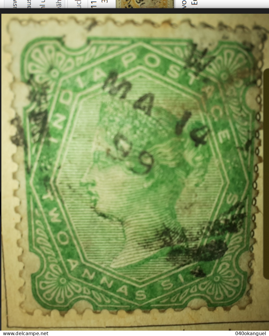 Britisch Indien  1 Marke Von 1891  Gem. Scan - Otros & Sin Clasificación