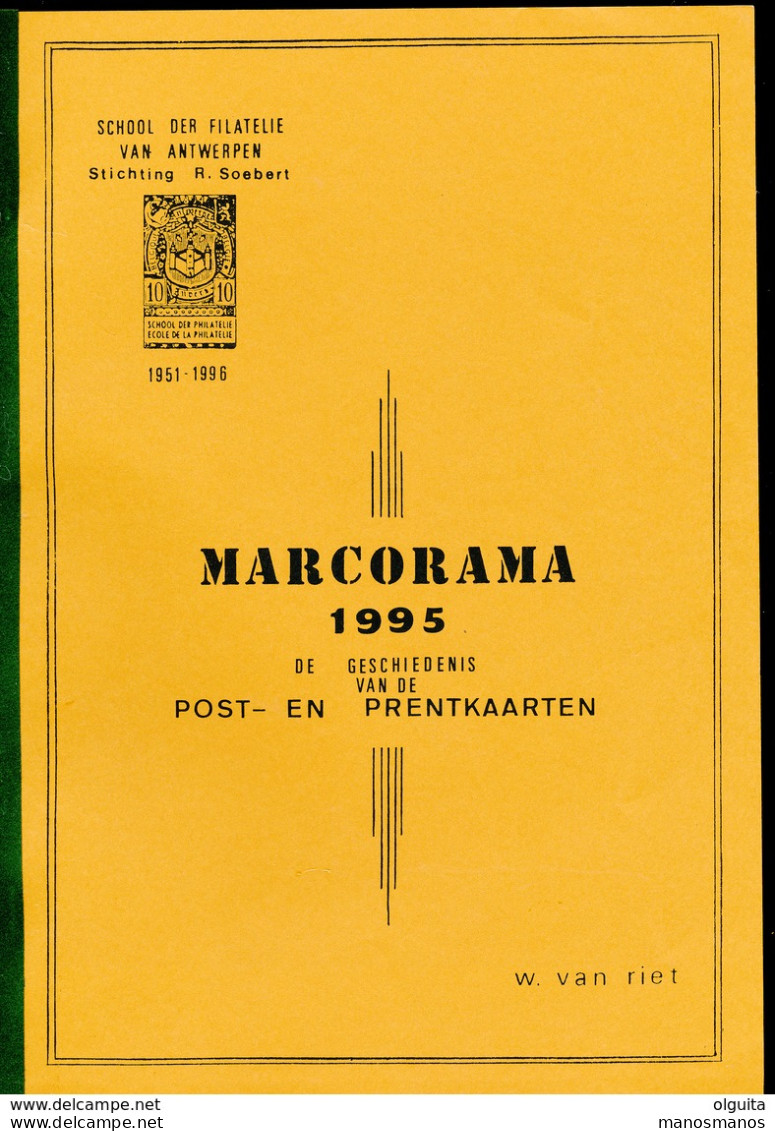 933/25 - LIVRE MARCORAMA 1995 , Geschiedenis Post- En Prentkaarten ,  Par Van Riet , 169 P. , 1995 , Etat NEUF - Filatelia E Storia Postale