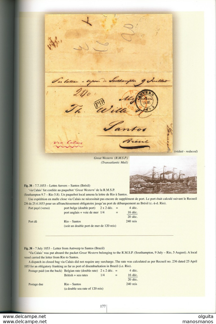 926/25 - LIVRE La Poste Maritime Belge, Texte Français/English , Par Claude Delbeke , 574 P. , 2009 , Etat NEUF - Ship Mail And Maritime History