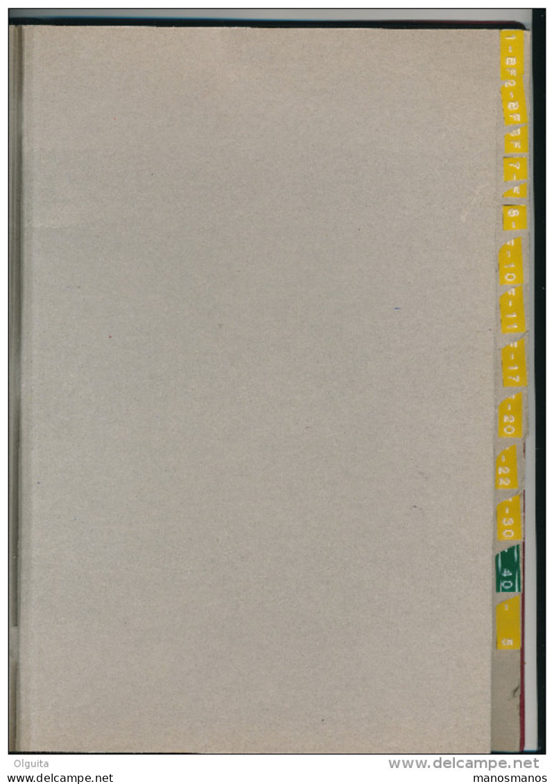 Petit Classeur Format A4 - 14 Onglets Pour Classement Timbres , Par Ex. Faciale , Blocs , Feuilles , Etc ... --  15/284 - Mint Sheet Albums