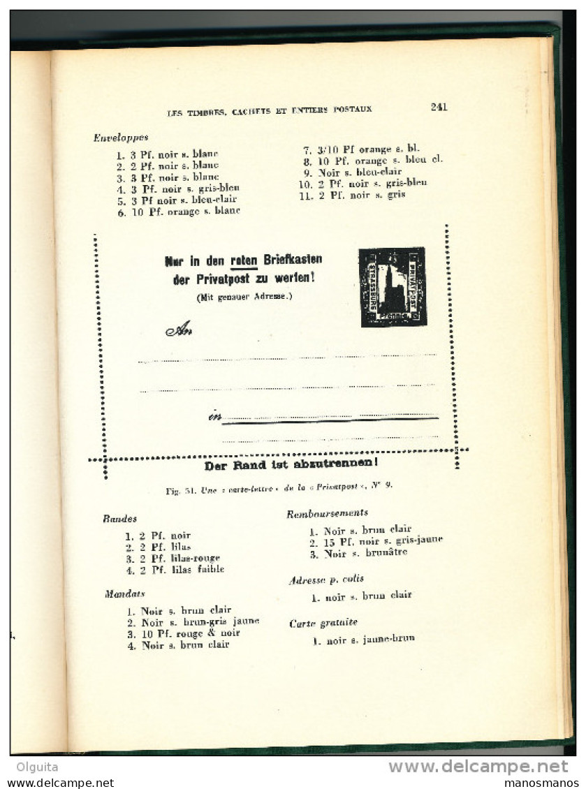 LIVRE La Poste à STRASBOURG , Par Henri Gachot ,1964 , 291 Pg , --  15/194 - Philatélie Et Histoire Postale