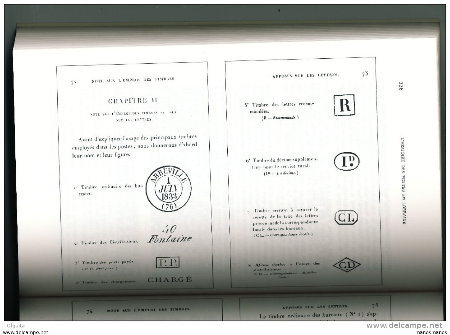 LIVRE Histoire Des Postes En LORRAINE , Par Gilberte Laumon ,1989 , 348 Pg , --  15/193 - Philatélie Et Histoire Postale