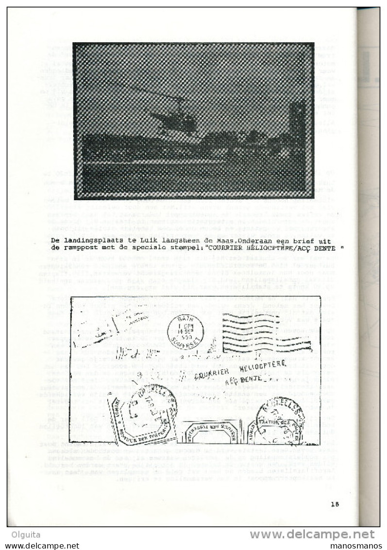 Cahier Luchtvaartgeschiedenis - Helikopter Bell 47 D En Bombardement Op SINT MICHIELS 68 P. , 1987 , Etat TB  --  15/187 - Niederländisch (ab 1941)