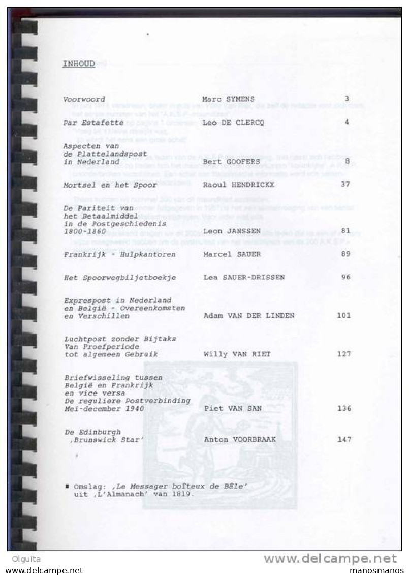 BELGIE Maandblad 200 AKSP Antwerpen , Diverse Auteurs, Coordinatie Mark Symens , 159 P., 1997  --  15/133 - Autres & Non Classés