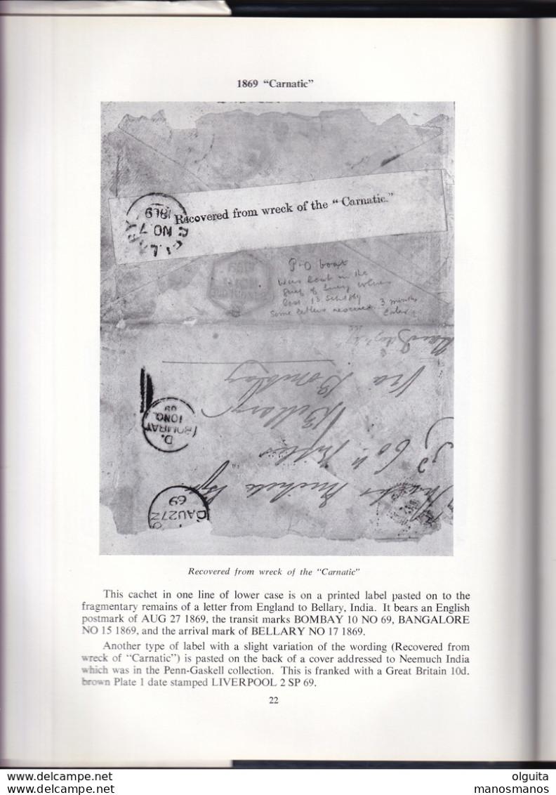 934/30 -- LIVRE A History Of Wreck Covers Par Hopkins , 180 Pages , 1966 - ETAT NEUF - Hardbound - Filatelia E Historia De Correos