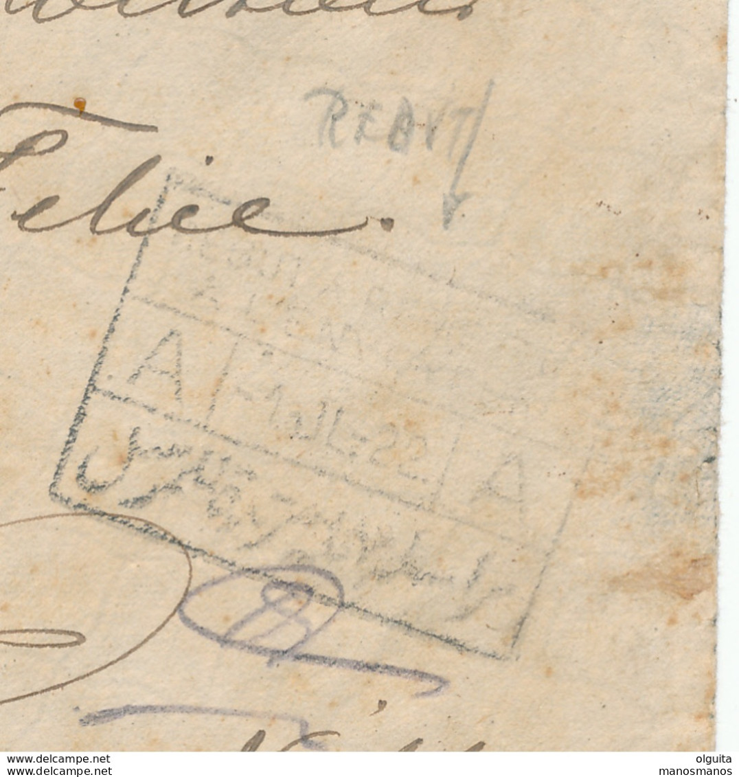 DDW 022-- EGYPT De La Rue 1914 - Registered Cover ALEX 1922 En Ville = Local - SCARCE REBUT Marking (weak) - 1915-1921 Protettorato Britannico