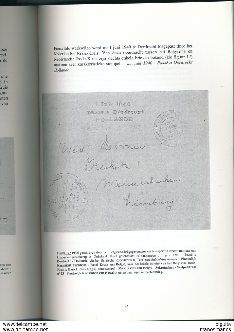 964/25A --  LIVRE Briefwisseling Belgie - Frankrijk Mei/Augustus 1940, Par Piet Van San , 1998 , 156 Pg. - ETAT NEUF - Filatelia E Historia De Correos