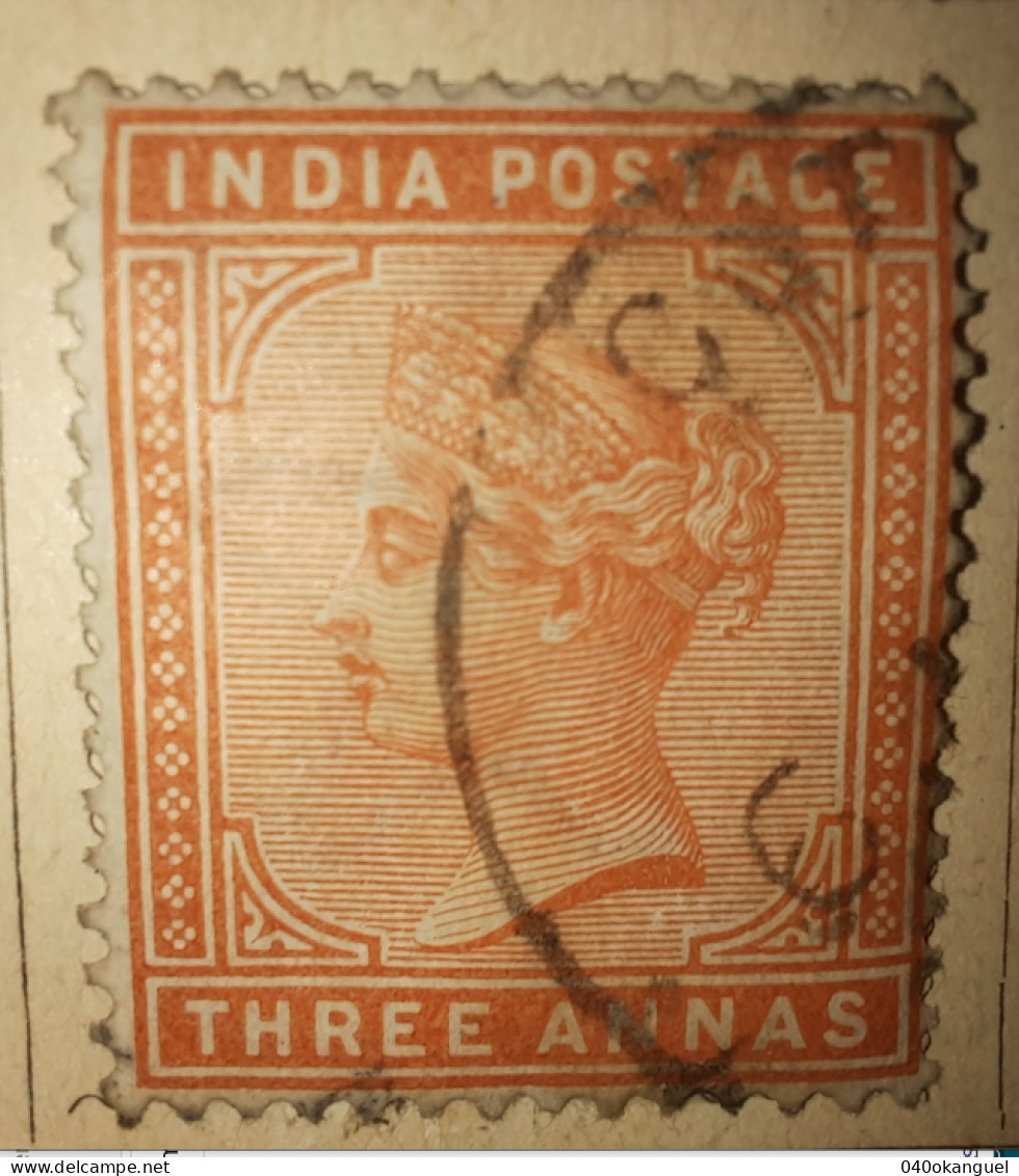 Britisch Indien  1 Marke Von 1876  Gem. Scan - Sonstige & Ohne Zuordnung
