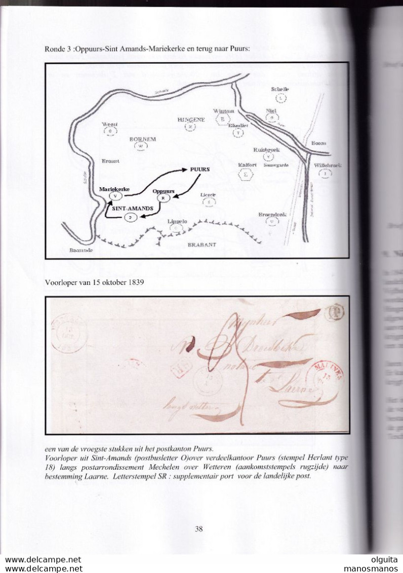 30/965 - 200 Jaar Post In Klein-Brabant, Par Roger Van Rode , 2002 , 120 Pg - Etat TTB (pli Dans Couverture) - Filatelia E Historia De Correos