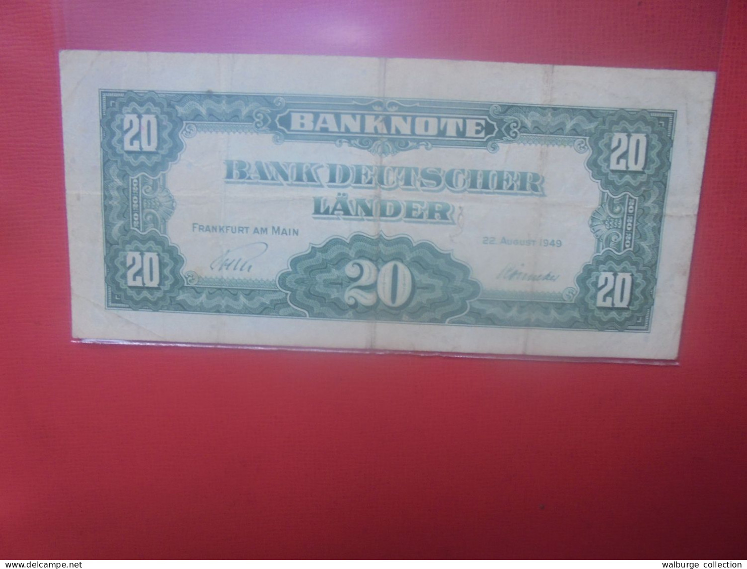 Bank Deutscher Länder 20 Mark 1949 Circuler (B.31) - 20 Deutsche Mark