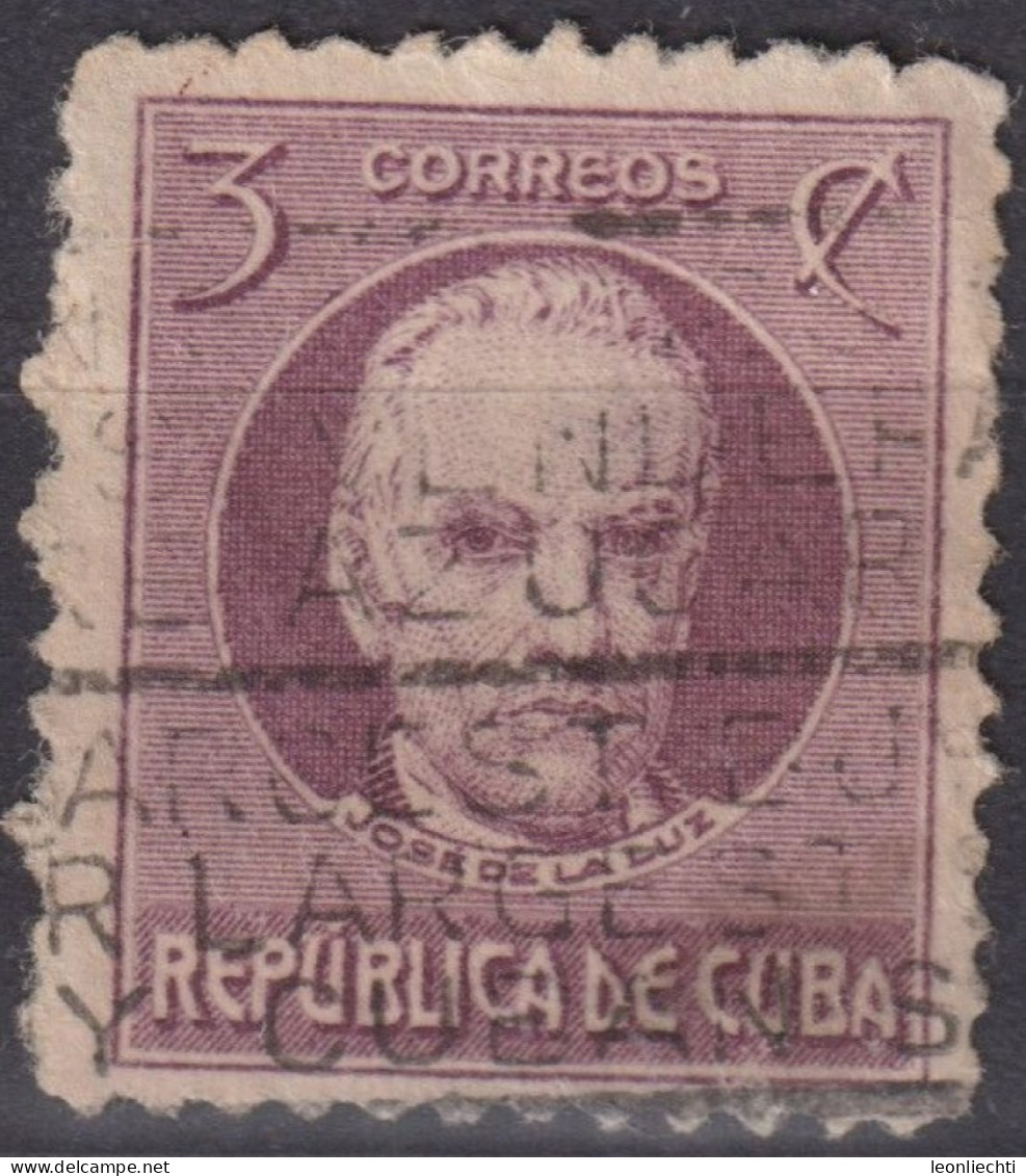 1917 Kuba - Rep. ° Mi:CU 41, Sn:CU 267, Yt:CU 177, Jose De La Luz Y Caballero (1800-1862) - Oblitérés