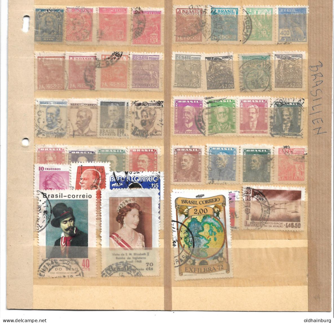 3255c: Steckkarte Brasilien Gestempelt, Versand In Pergamintüte - Verzamelingen & Reeksen
