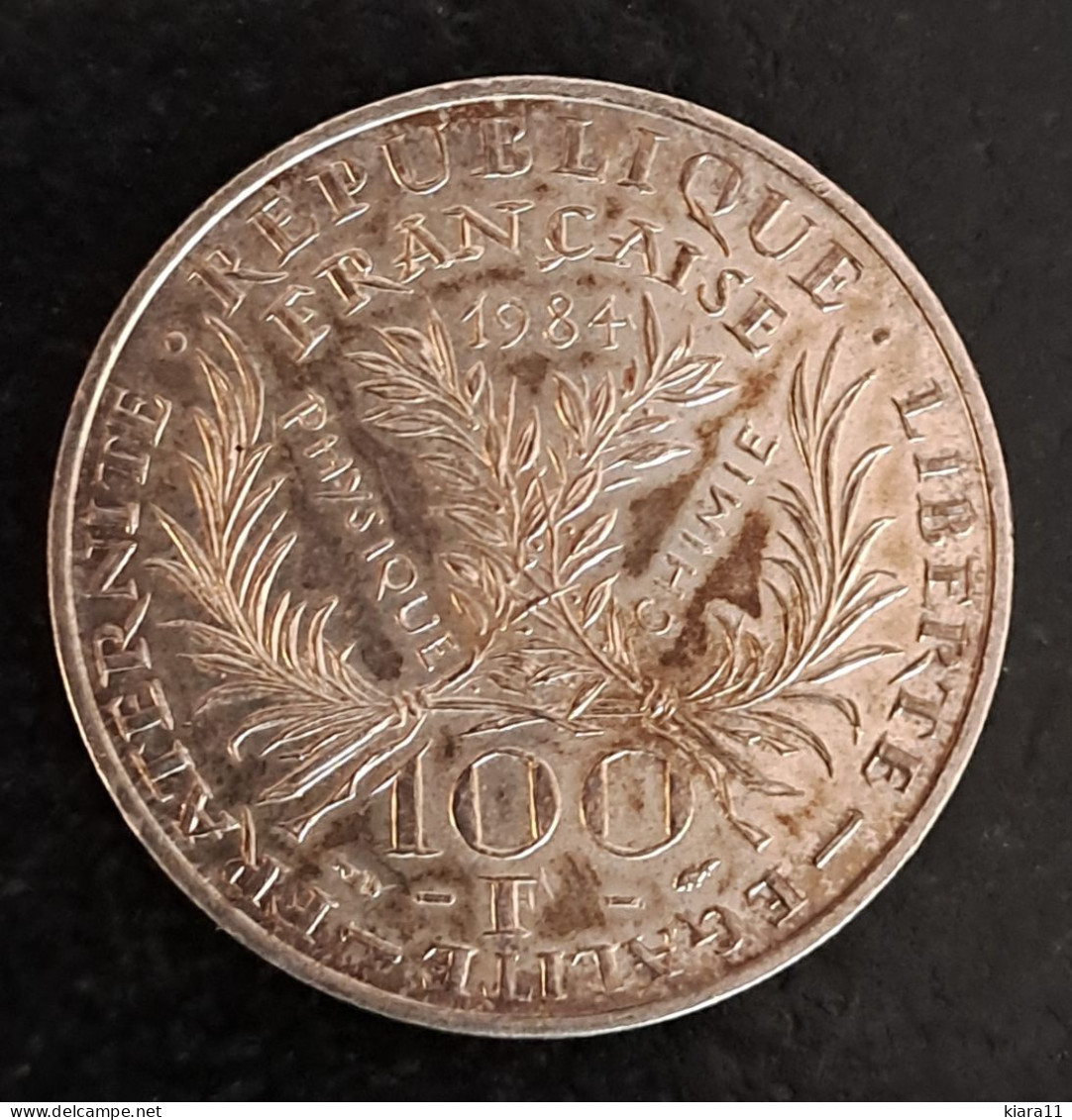 PIECE 100 FRANCS ARGENT - MARIE CURIE - 1984 - - 100 Francs