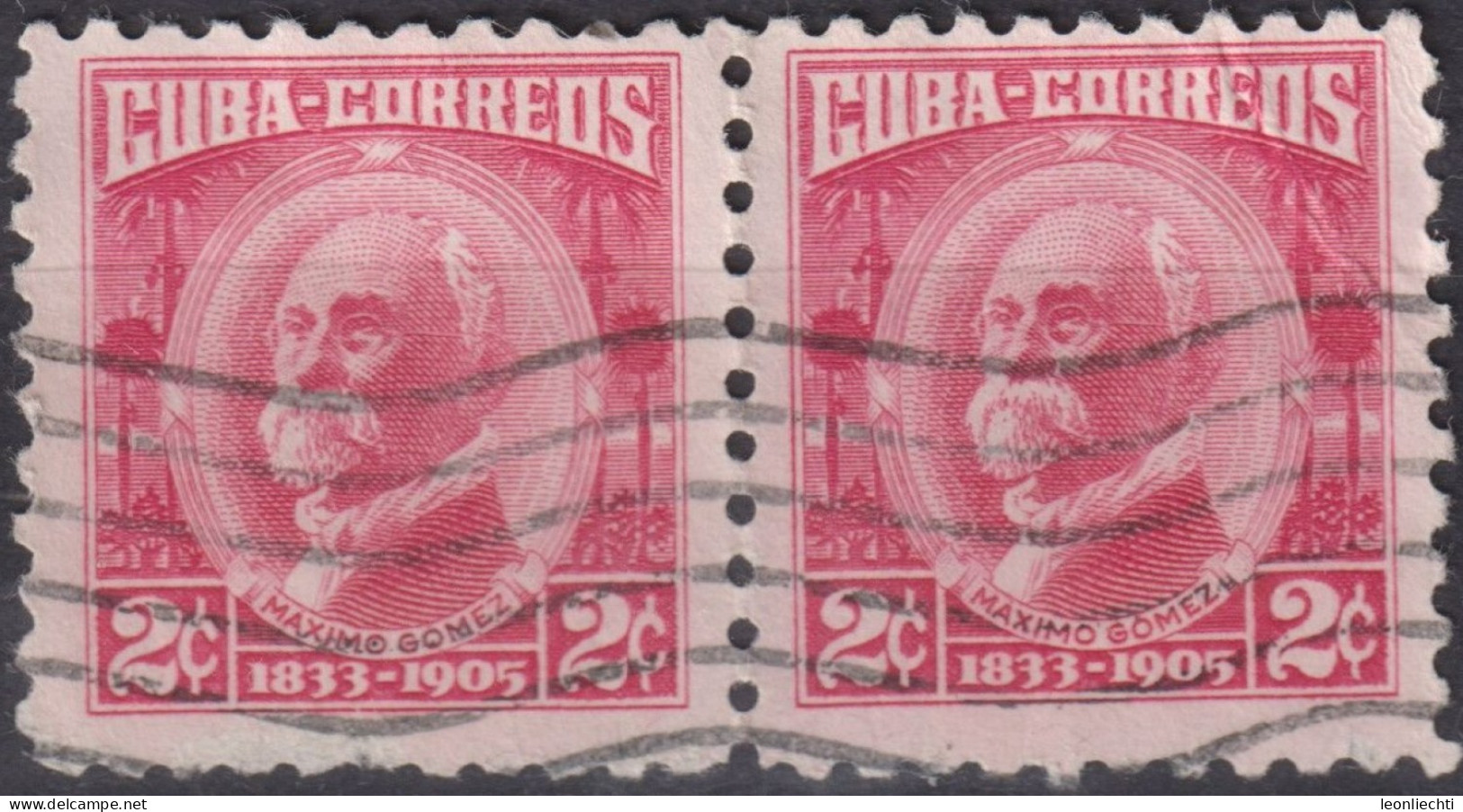 1954 Kuba - Rep. ° Mi:CU 411, Sn:CU 520, Yt:CU 403, Máximo Gómez - Patrioten - Used Stamps