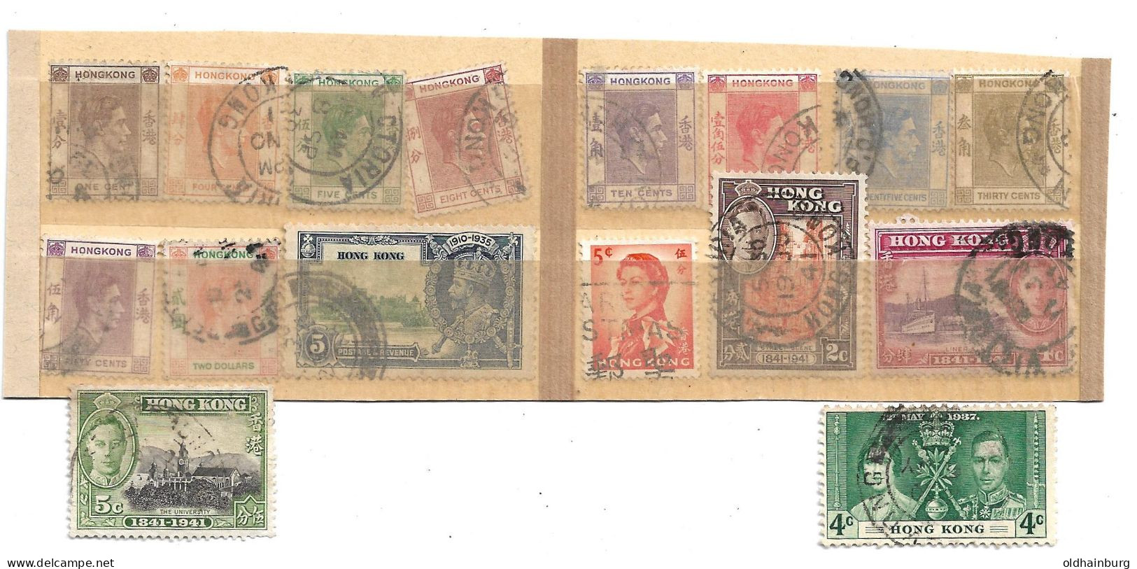 3255e: Steckkarte Hong Kong Gestempelt, Versand In Pergamintüte - Collections, Lots & Séries