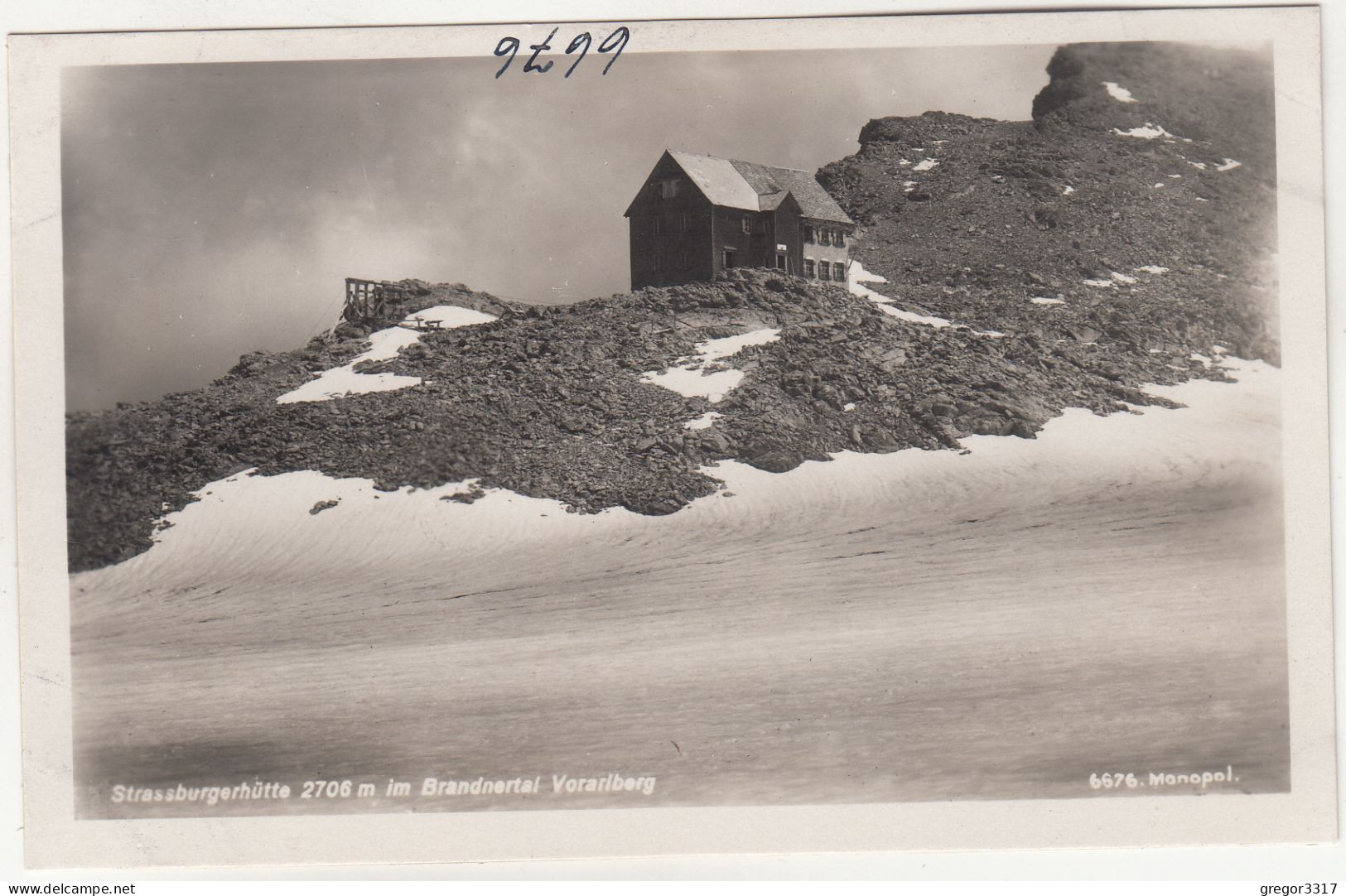 D8534) BRAND / Vorarlberg - Strassburgerhütte Im Brandnertal - Tolle FOTO AK - Alt - Brandertal