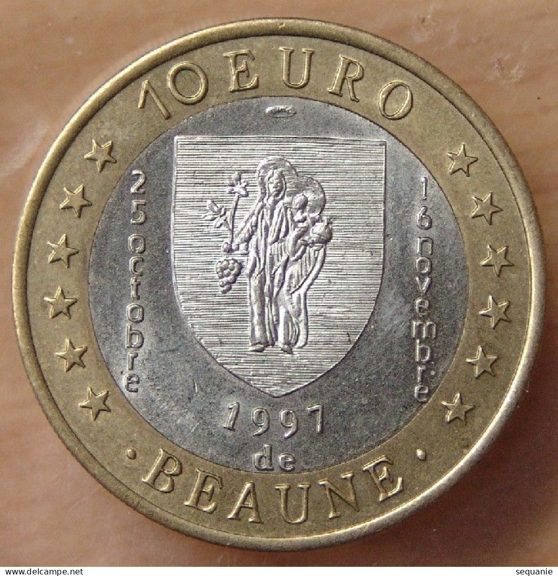 France 10 EURO 1997 Bimétallique  Hotel Dieu De Beaune (21) - Euro Delle Città