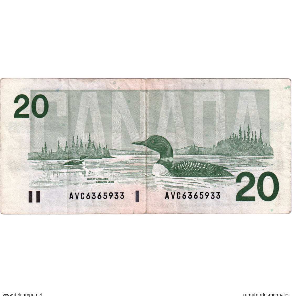 Billet, Canada, 20 Dollars, 1991, KM:97b, TTB - Canada