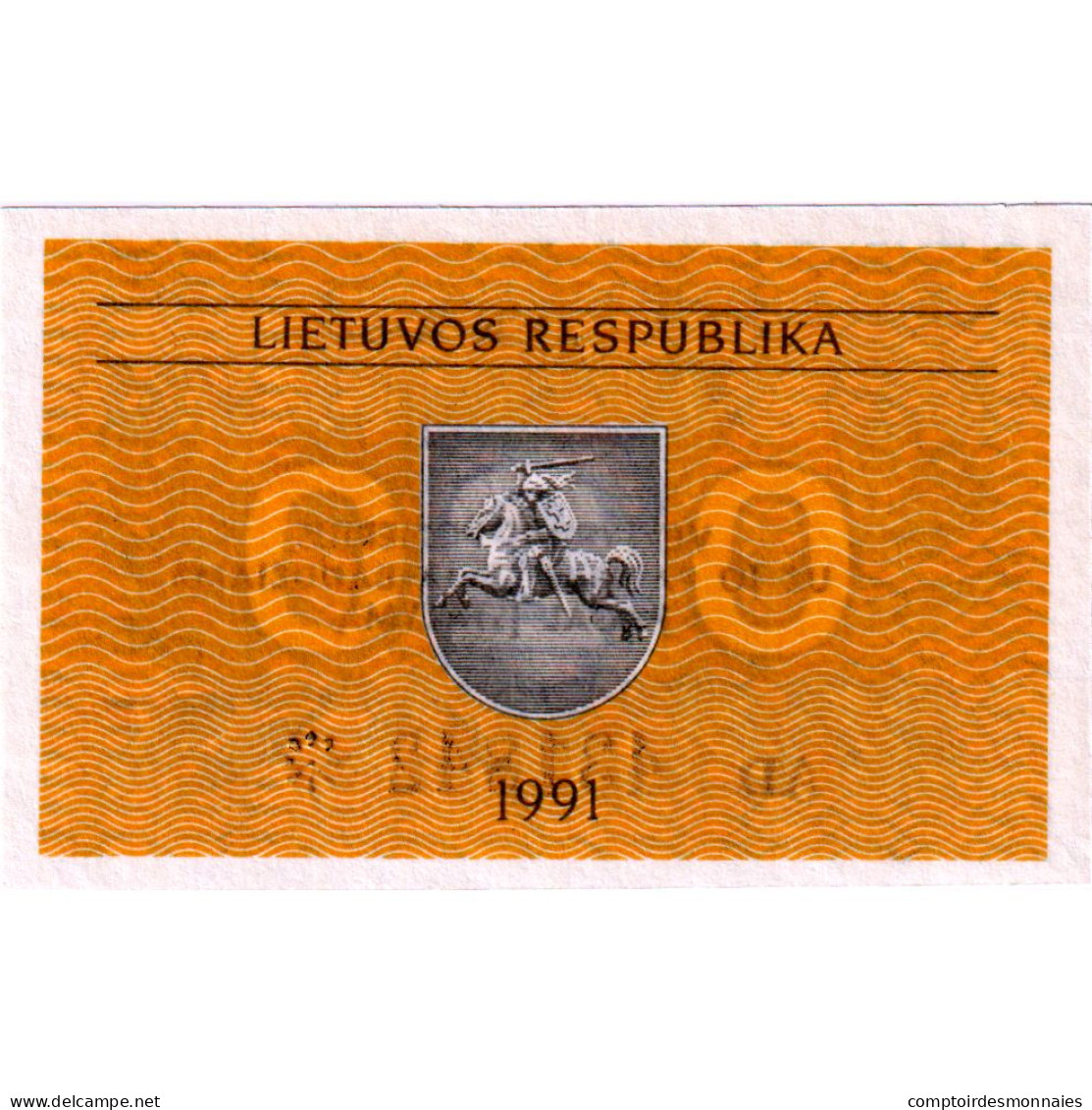 Billet, Lituanie, 0.20 Talonas, 1991, KM:30, NEUF - Lituania